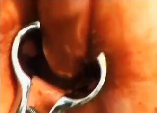 Extracting feces porn outdoors for a PAWG bimbo